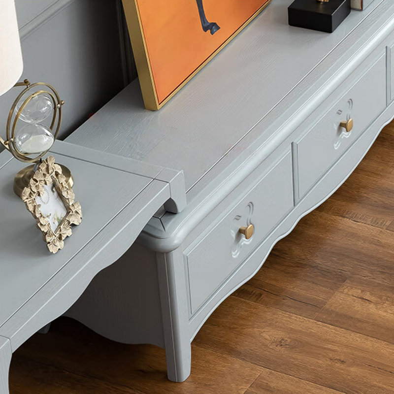Meuble télé de luxe américain rétractable, Gris