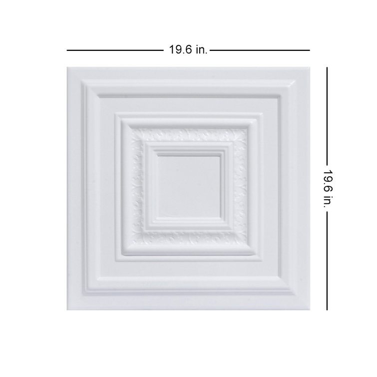 White Adhesive Ceiling Hook with closed eyelet
