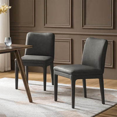 Ensemble de chaises de salle à manger modernes en simili cuir H 33 po Eudora