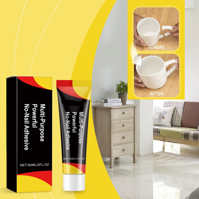 nail adhesive Multi-purpose Strong No-nail Adhesive Wood Metal Ceramic Plastic No-nail Adhesive 60ml
