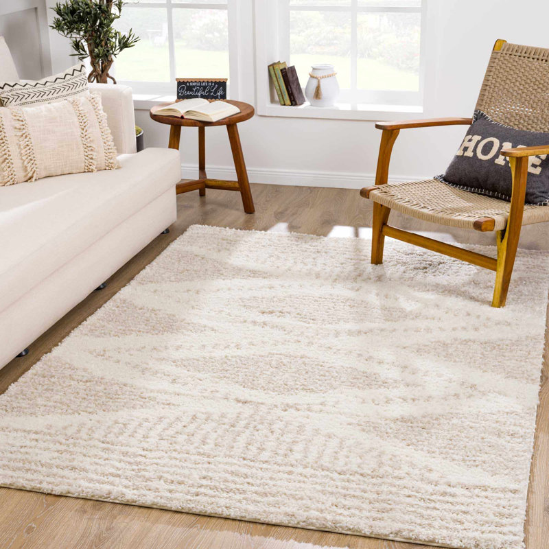 Tapis Ivalin, Rectangle 5 pi 3 po x 7 pi 3 po, Beige