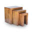 Solid Wood Sled Nesting Tables