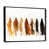 Black Floater Framed