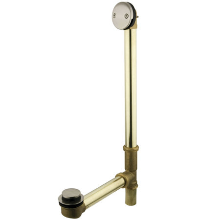 Leg Tub Drain With Overflow
