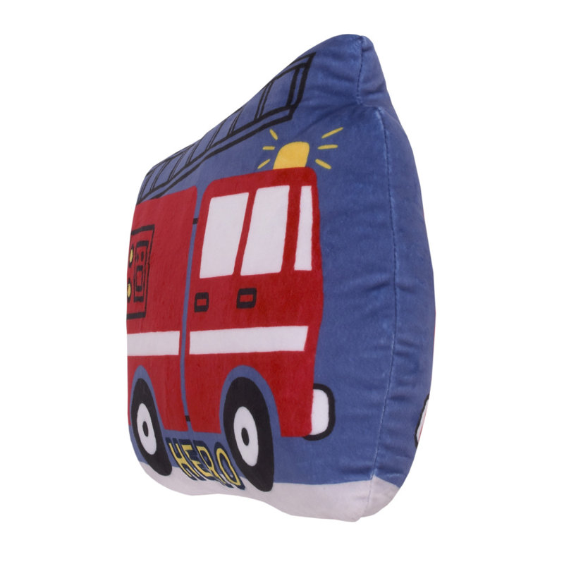 NoJo Carter's Firetruck Novelty Decorative Pillow