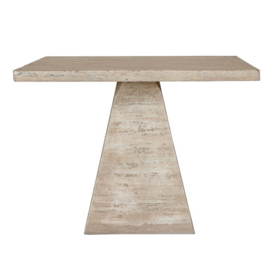 Cream 40x40x29.5" Table With Magnesium Base, Modern Elegance Dining In Color, 40x40x29.5", Versatile