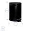 Harbour Housewares - Round Bathroom Pedal Bins-110812142