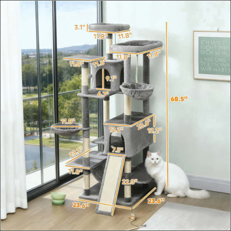 Arbre à chat multi-niveaux