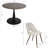 Aunnika 4 - Person Pedestal Dining Set-1273215455