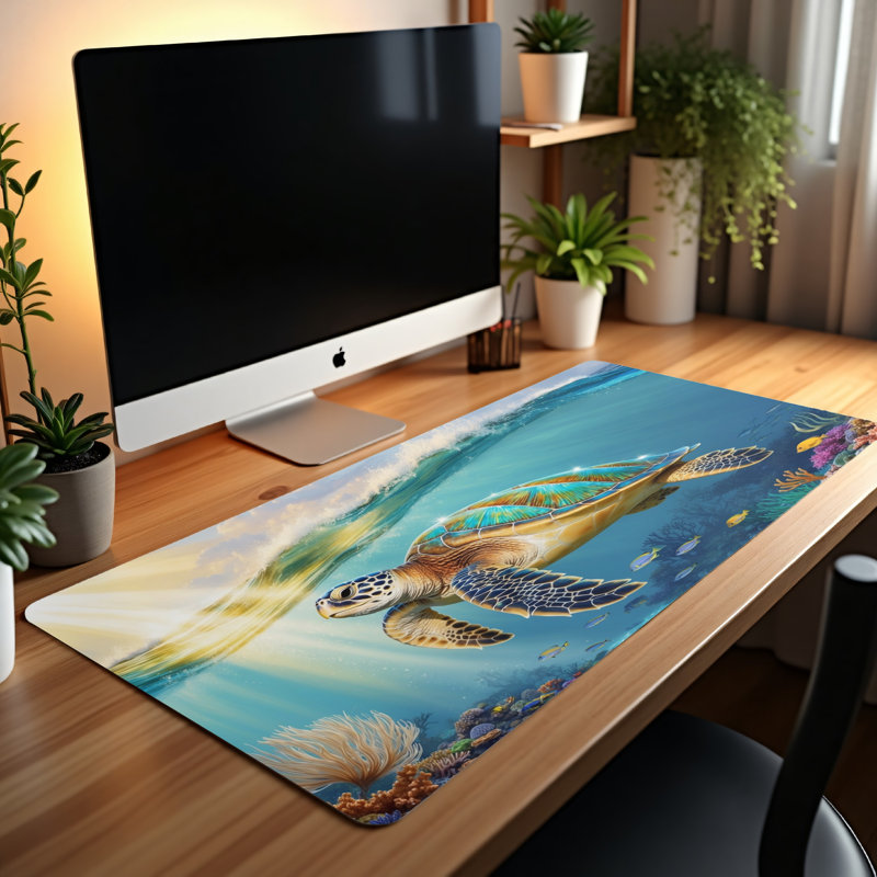 Polyester Desk Pad, 23.6x13.8