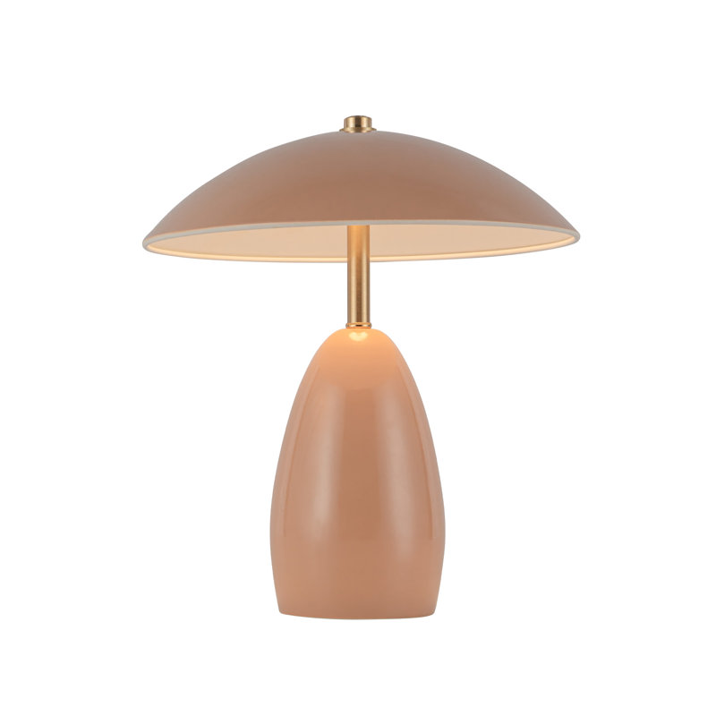 Sheffield 9-In Table Lamp, Orange, Orange