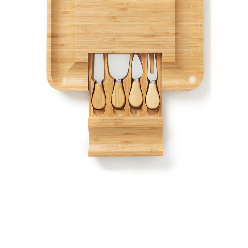 Union Rustic Kenshia Wood Cheese Board