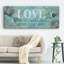Art textuel sur toile Love Love Us-1773813295