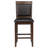 Alysse Upholstered Counter Chair Walnut