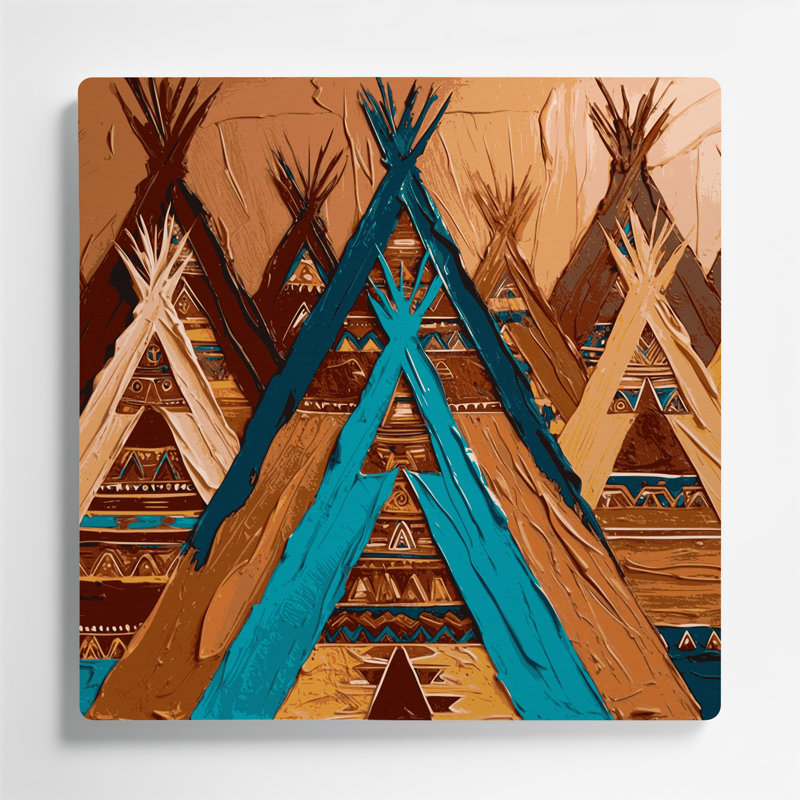 Art mural en métal 233, 16" H x 16" W x 0.05" D