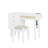 Charming Retro Bohemian Wooden Dressing Table With Multiple Functionalities-1207370556