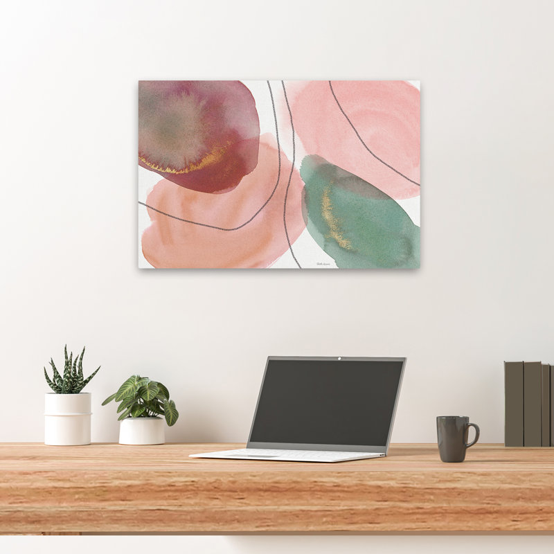 Fard à joues abstrait - Petal Passion X, H 16 po x l 24 po
