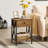 Alameen 22" Tall Nightstand, End Side Tables with Storage Drawer and Open Wood Shelf for Bedroom-2103405310