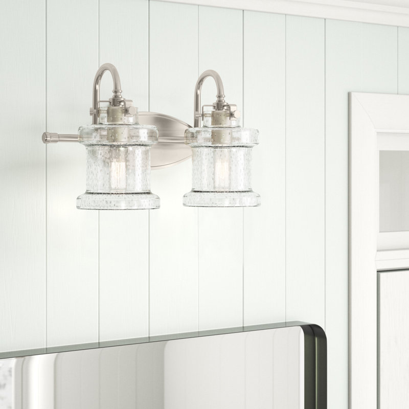 Éclairage pour meuble-lavabo à 2 lumières à intensité variable Raleigh
