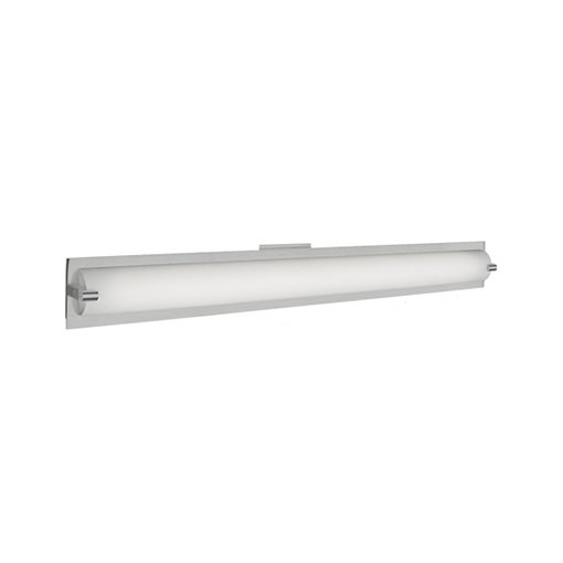 Lighthouse 1 - Light LED Bath Bar, Brushed Nickel