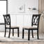 6 tables de salle à manger avec table en épingle à cheveux attrayante, 4 chaises et banc