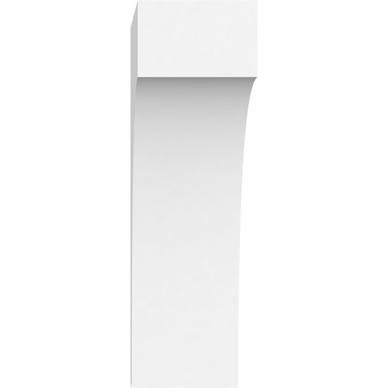 3"W x 8"D x 12"H Standard Stockport Architectural Grade PVC Corbel, 12"H x 3"W x 8"D