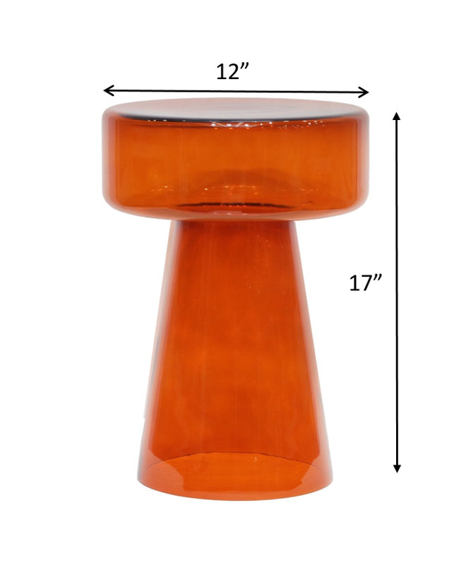 Table en verre Orvello Paprika