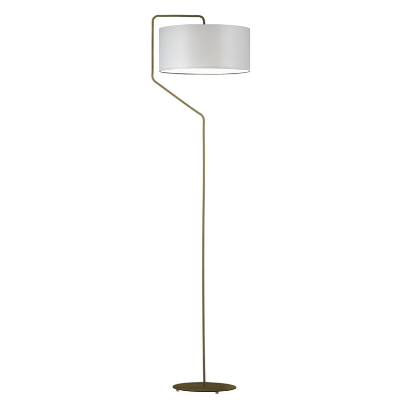 Eleanore 156cm Traditional Floor Lamp, Light Grey