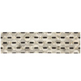 Linaje Cowhide Geometric Area Rug in Gray