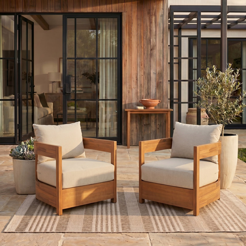 Ensemble de 2 fauteuils Burt