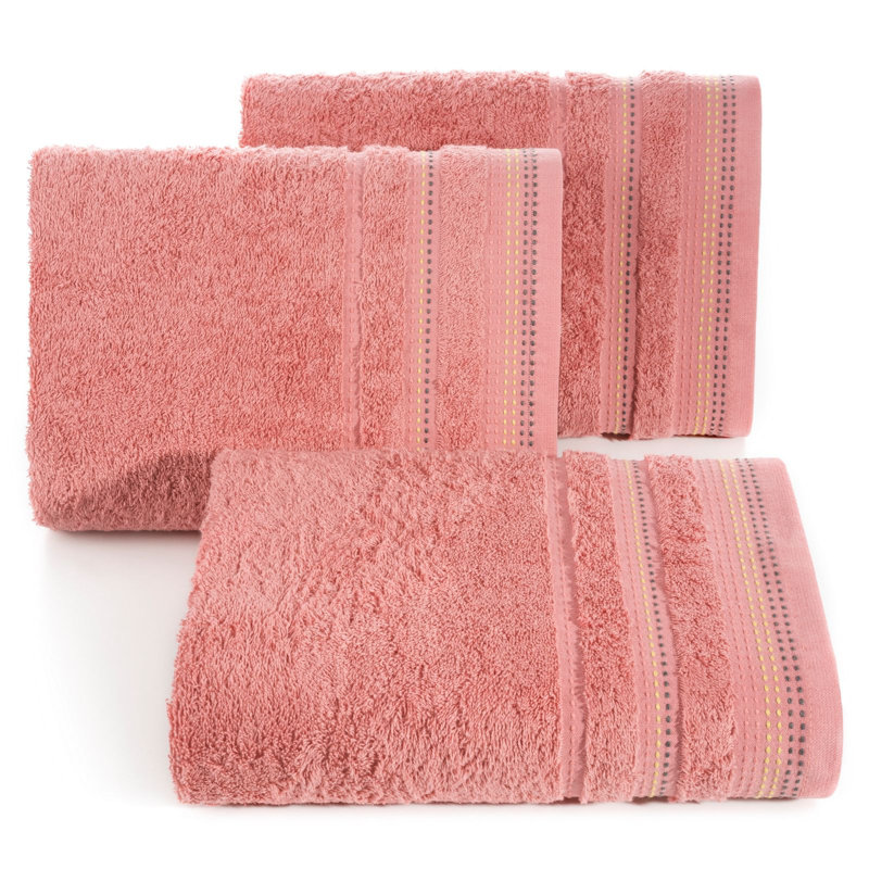 Itzael Midweight Jacquard Hand Towel, Pink