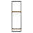Loddie Metal and Wood Wall Shelf Set Modern Floating Display Shelves with Iron Frame, Decorative and Functional Wall Storage, Stylish Industrial Design