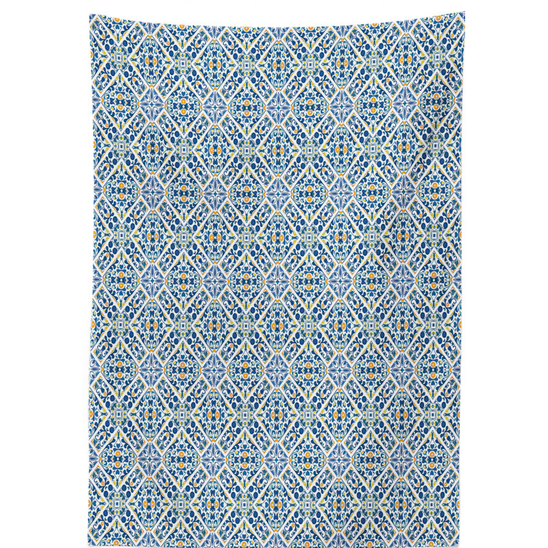 Ethnic Tablecloth, 70" L x 52" W