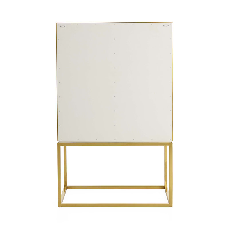Chambeige Glass Bar Cabinet