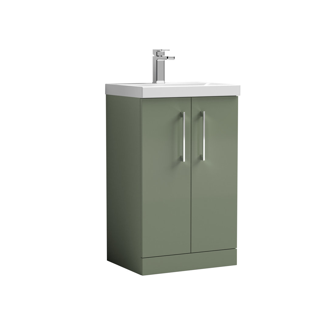 Arno 510mm Single Bathroom Vanity with Integrated Vitreous China Basin