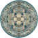 Tapis bleu/beige oriental Jackson