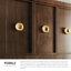 Pebble 8-in Silver dimmable LED Wall Sconce-127753473