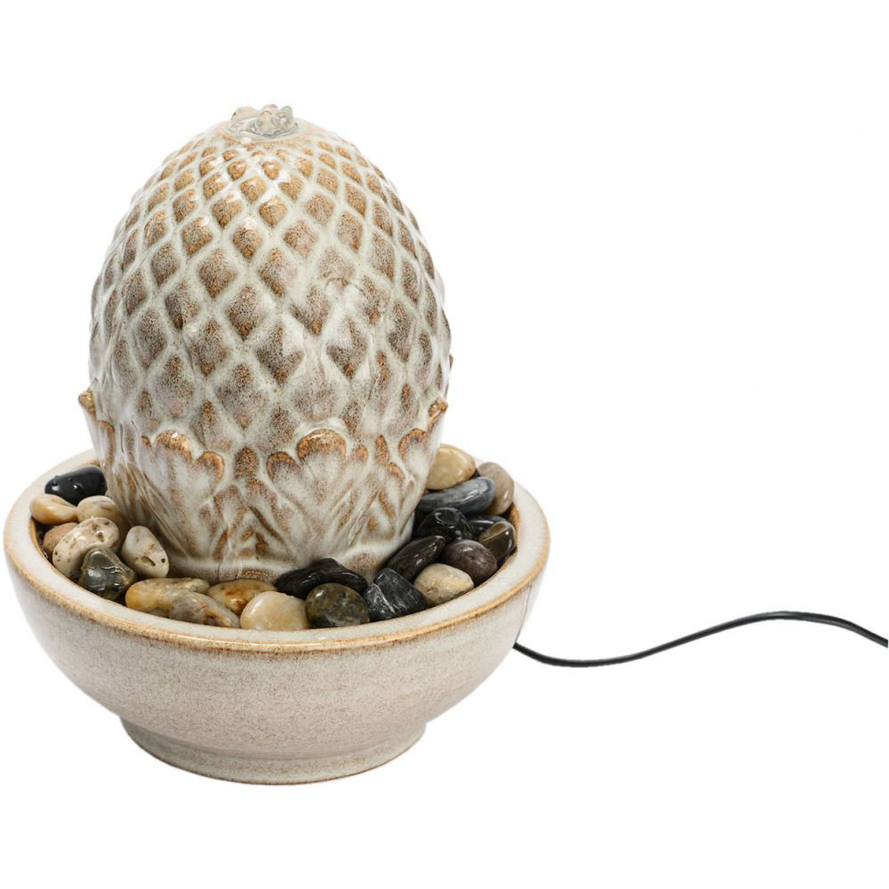 Ceramic Pinecone Fountain