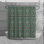Irish Shower Curtain Style Bath Mat Teal Bathroom Decor