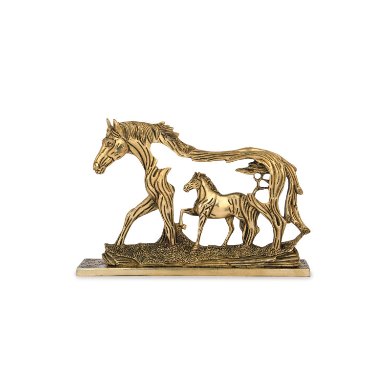 Cheval stylisé sous le cheval