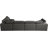 Jocqua Velvet L-Shaped Sectional Reversible-1870451984