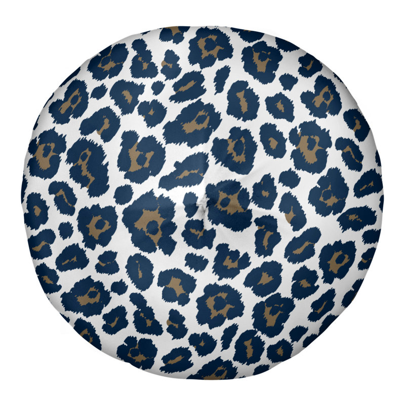 Housse et insert de coussin touffeté rond, Blanc, H 26 po x l 26 po x P 4 po