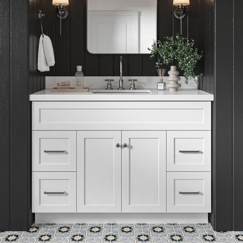 Hamlet 49" Single Bathroom Vanity, White