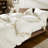 Luxury Percale Pillowcases - Set Of 2, Standard Size In Cream - 100% Long Staple Cotton With Envelope Closure