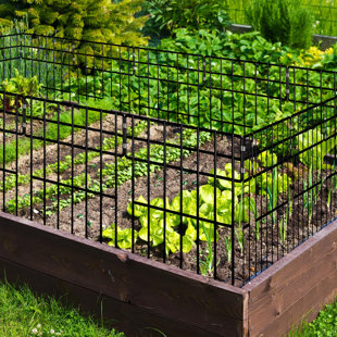 4cm H x 33cm W Metal Fence Panels Included