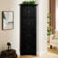 Armoire de rangement d'angle pour garde-manger de coin avec portes et tablettes pour le salon, la cuisine-118043260