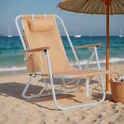 Chaise de plage 24 po pour économiser de l'espace