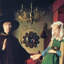 Le mariage d'Arnolfini, 1434 par Jan Van Eyck, reproduction d'art encadrée-10666380