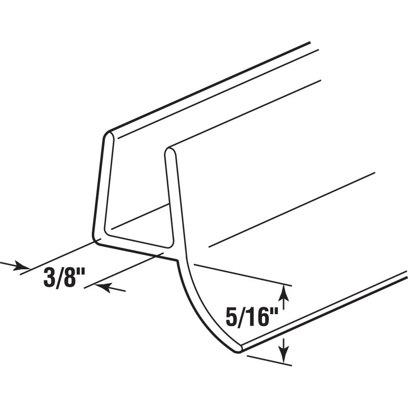Balai de porte sans cadre Prime-Line