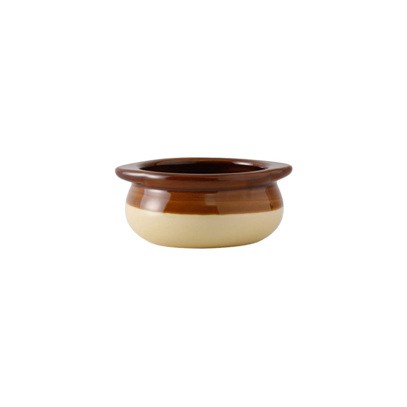 12 oz Bol à soupe, Brun / beige